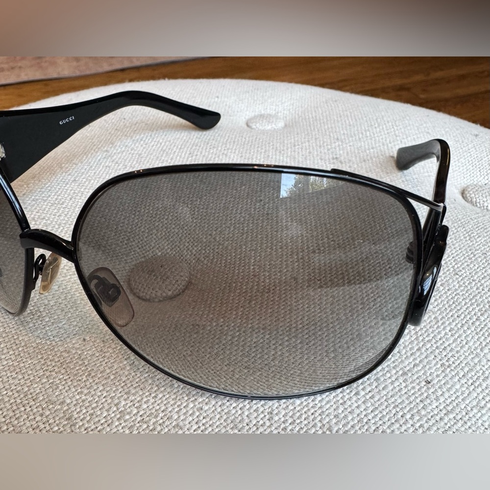 Gucci Sunglasses GG 2794/S 65ZZR  All Black Wrap Vintage Rare Oversized - Picture 5 of 13